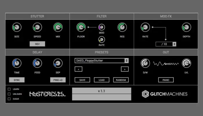 hysteresis glitchmachines delay