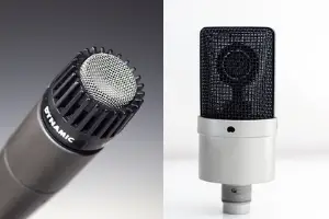 condenser mic dynamic mic