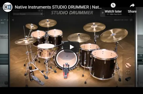 Native instruments studio drummer preview