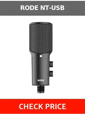 Rode NT-USB best condenser microphones under $200