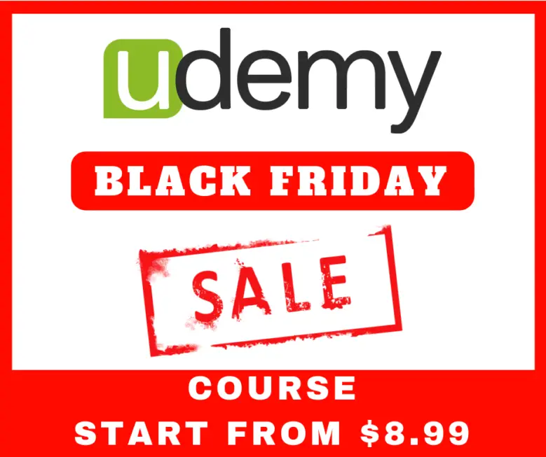 udemy black friday sale