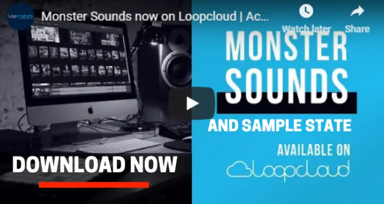 Sample State And Monster Sounds Added In LoopCloud