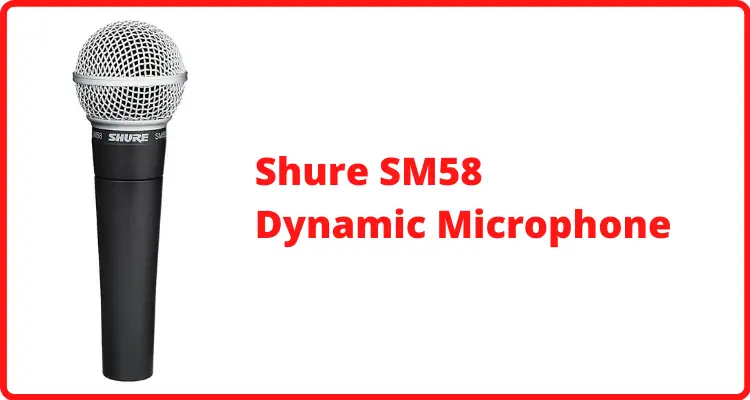 Shure SM58 dynamic vocal microphone