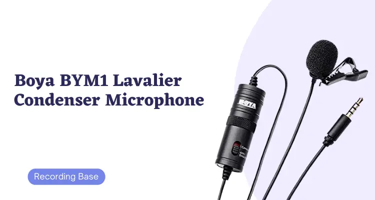 Boya BYM1 Omnidirectional Lavalier Condenser Microphone