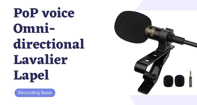 PoP voice Omni-directional Lavalier Lapel lapel microphone