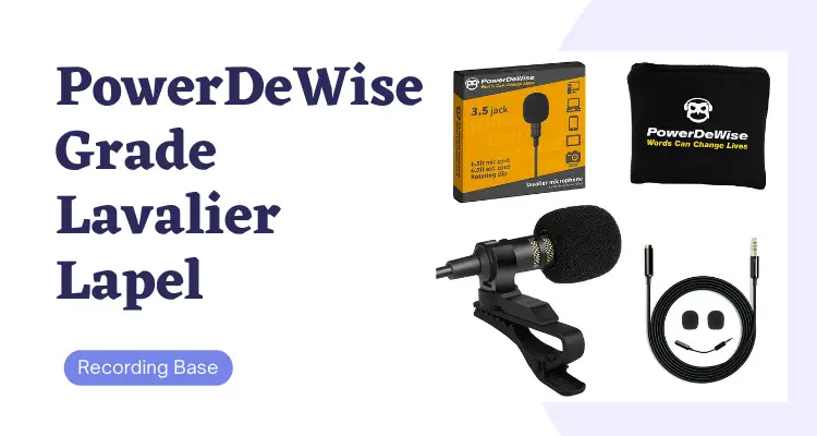 PowerDeWise Grade Lavalier Lapel mic