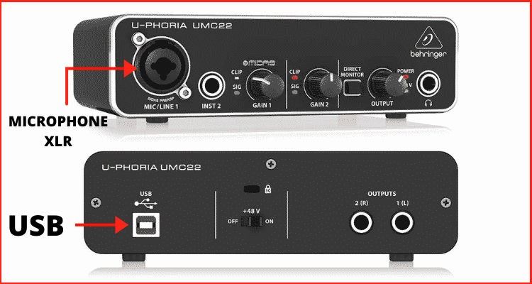 how to connect professional audio interface