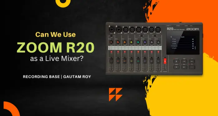Can the Zoom R20 Be Used as a Live Mixer