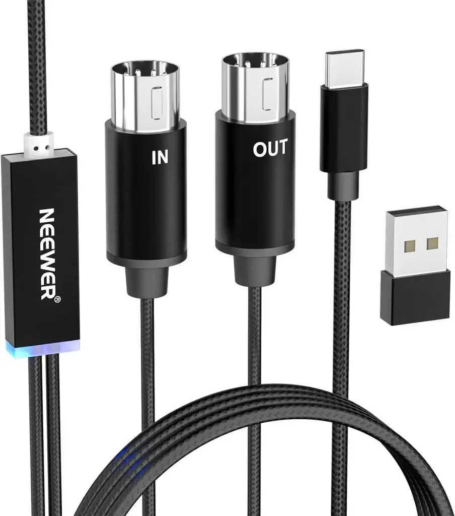 Neewer USB Type C MIDI Cable 