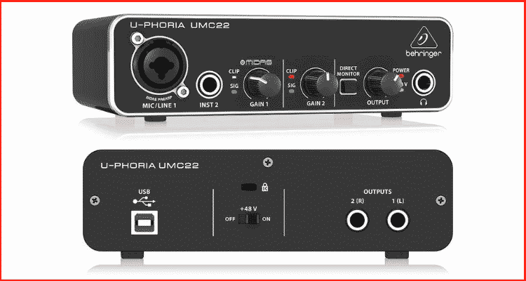 BEHRINGER U-Phoria Audio Interface
