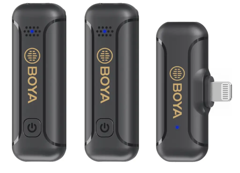 BOYA BY-WM3T-D2 wireless mic for iphone