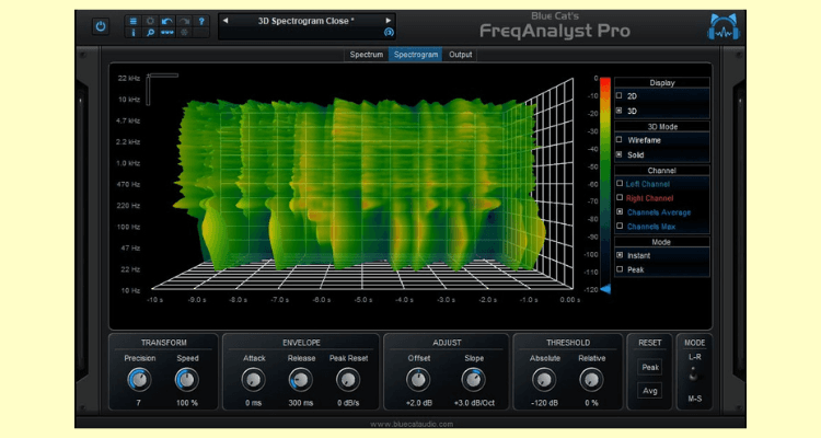Blue Cat's FreqAnalyst Pro