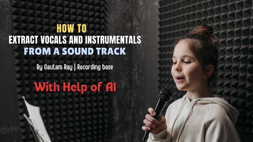 How to Extract Vocal And Instrumental Tracks From Audio