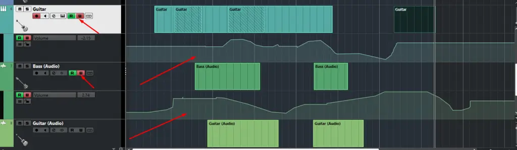 Cubase Automation