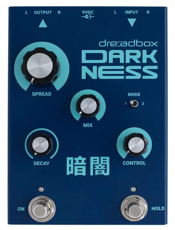 Dreadbox Darkness Stereo Reverb Pedal