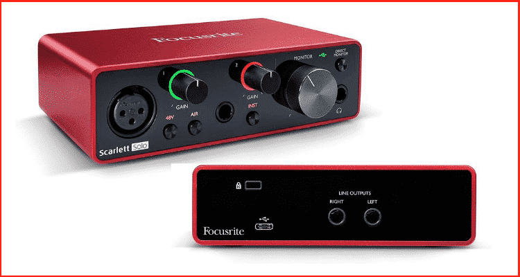 Focusrite Scarlett Solo USB audio interface