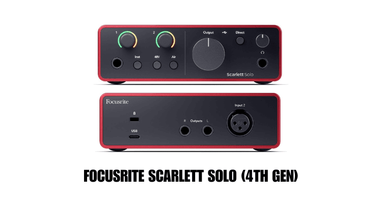 Focusrite Scarlett Solo portable audio interface