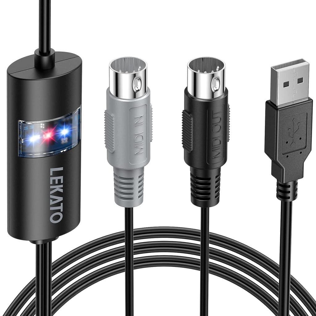 LEKATO MIDI Cable USB