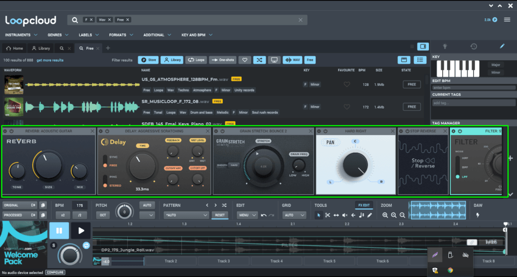 Loopcloud full interface
