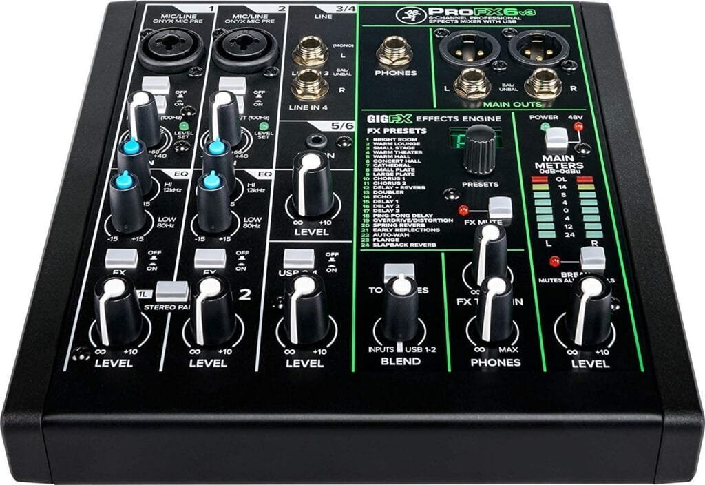 Mackie ProFX4V2 analog portable mixer