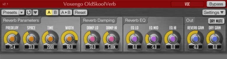 OldSkoolVerb vst plugin