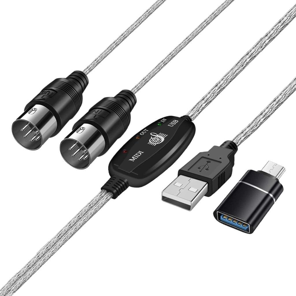 TNP MIDI Cable Set to USB