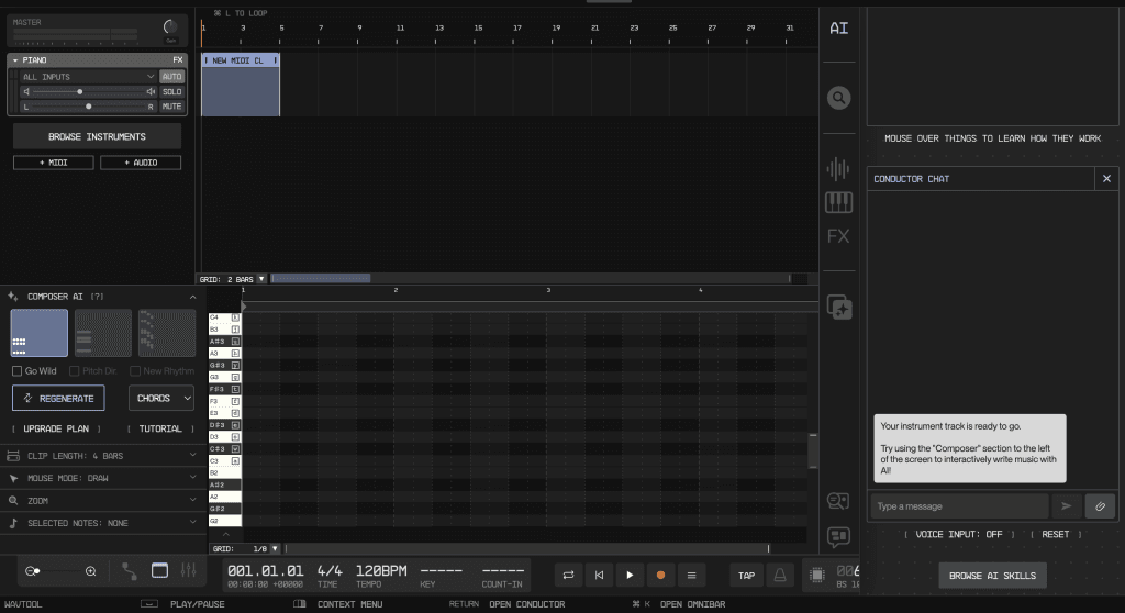 WavTool AI music making tool