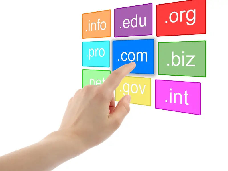 choose domain name for band website