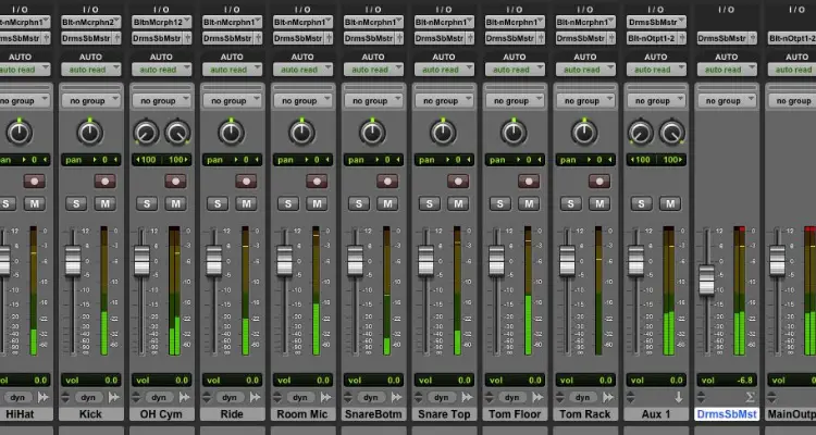 Live Mixing DAW