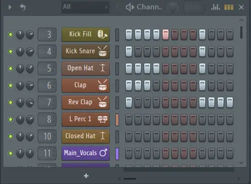 fl studio pattern
