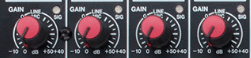gain channel strip mixing console