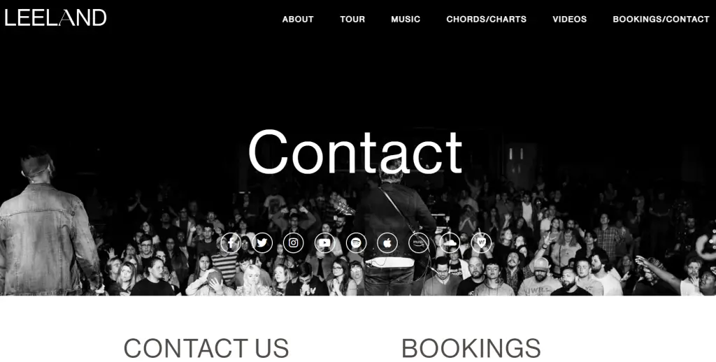 musc band Media Kit page