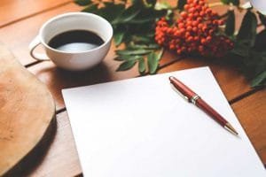 pen and paper for songwriters