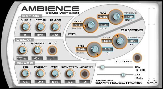smart teletronix ambience reverb