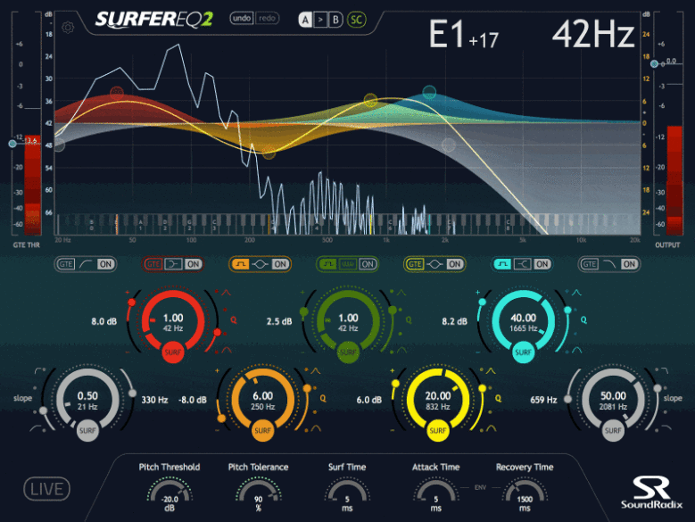 surfer eq sound radix