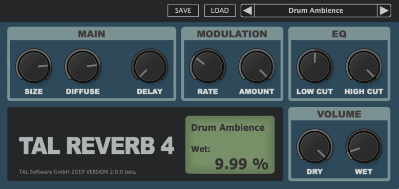 tal-reverb-4 vst plugin