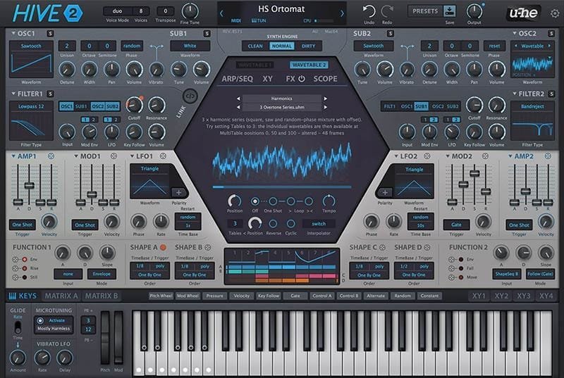 uhe hive software synth plugin