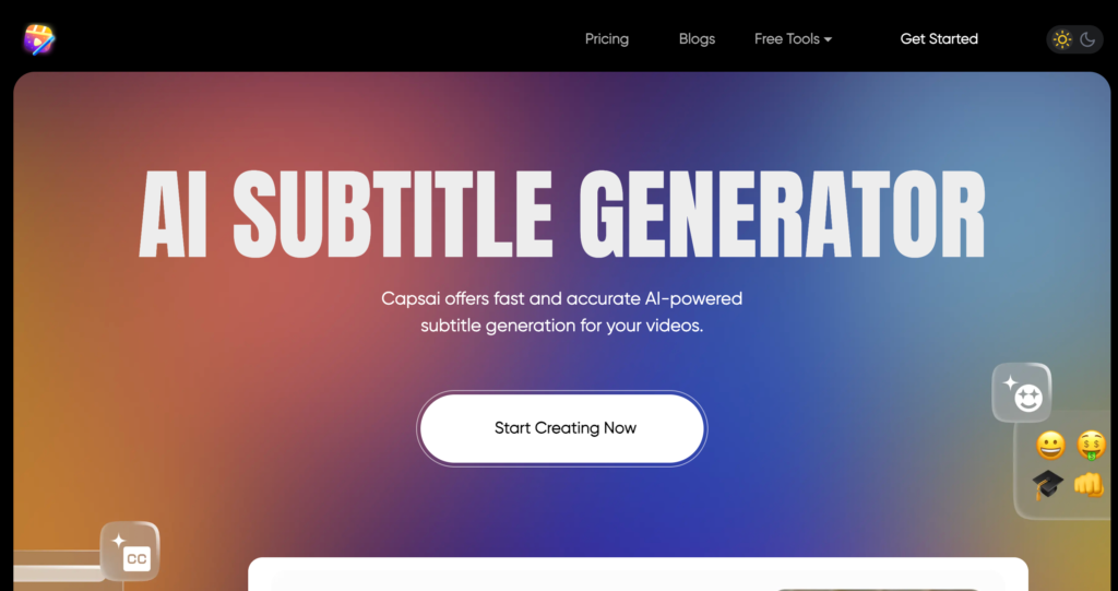 capsai transcription tool